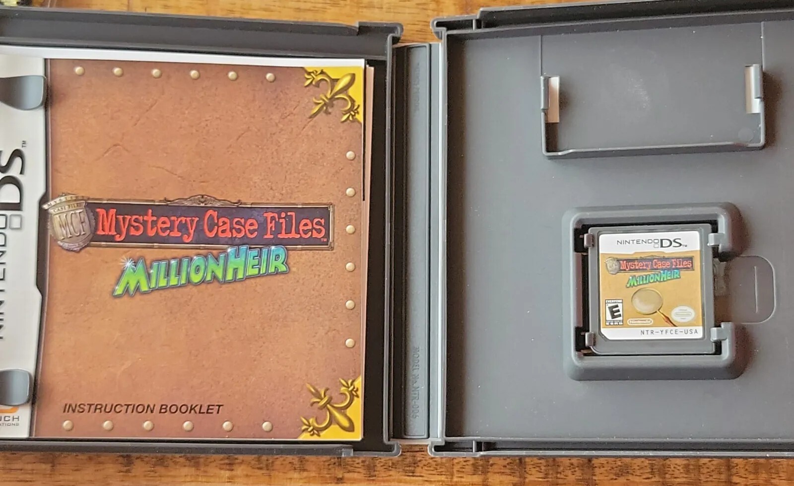 Mystery Case Files: MillionHeir (Nintendo DS) 2008 Manual Included