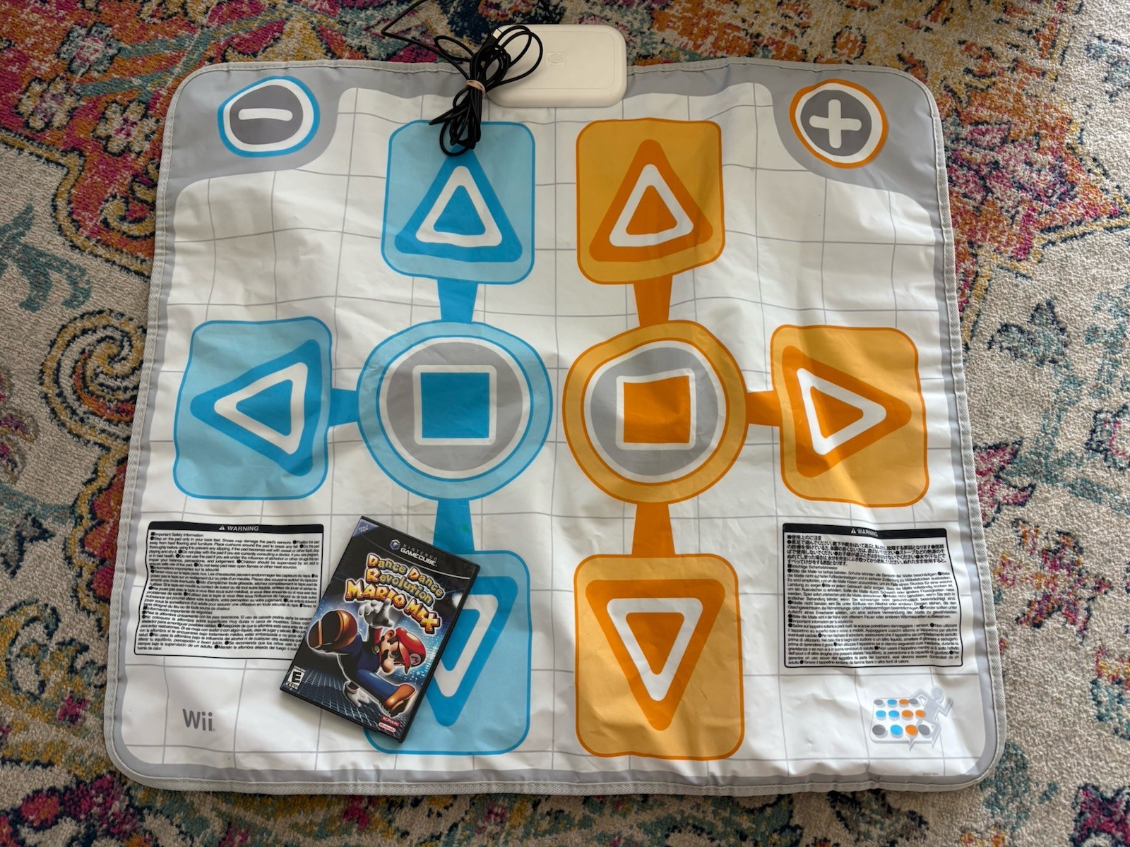 Dance Dance Revolution: Mario Mix with Wii Dance Pad. Tested and Working