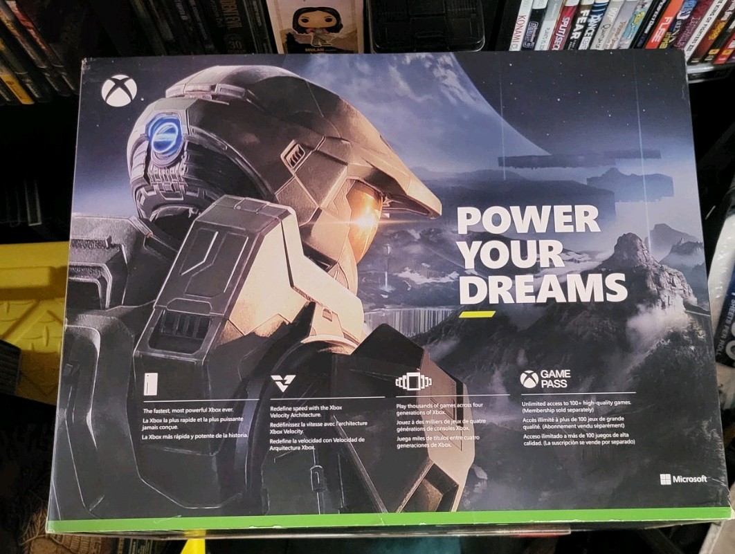 Xbox Series X Halo Infinite Limited Edition Console Box w Styrofoam inserts Only