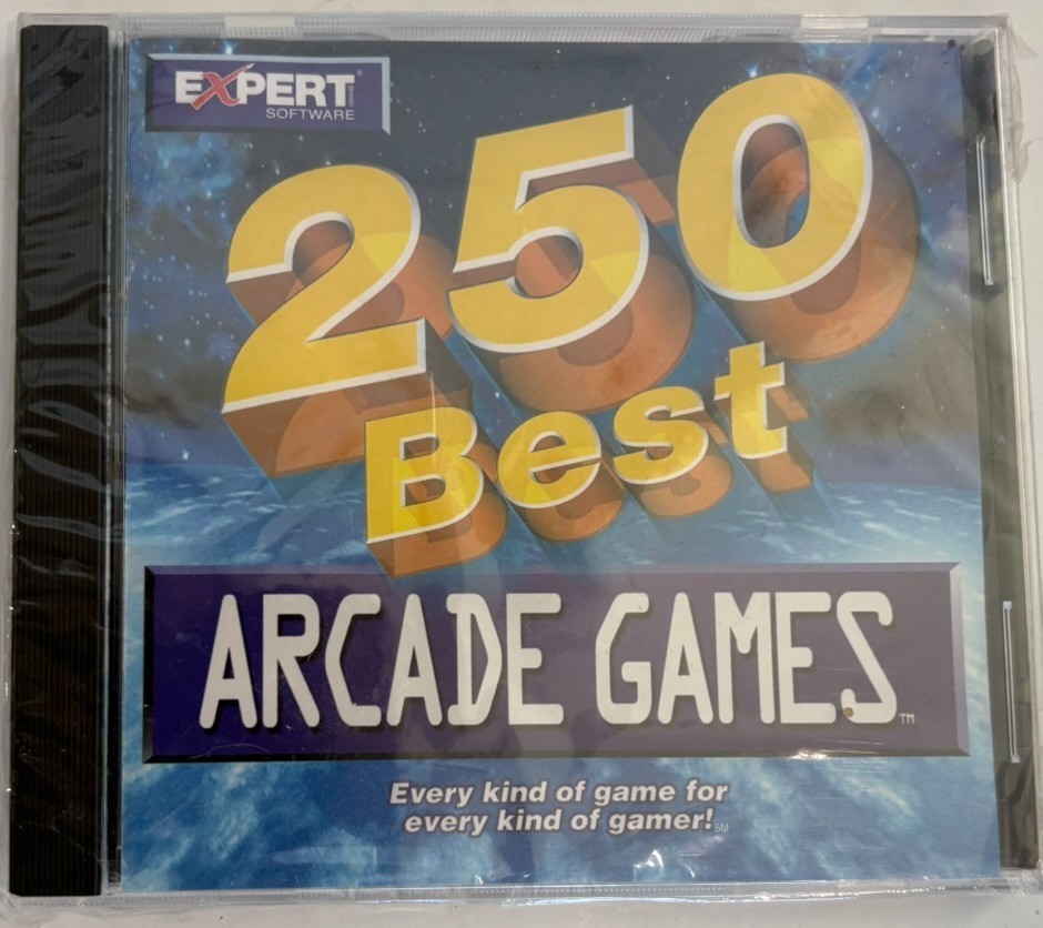 Expert Software 250 Best Arcade Games NEW SEALED