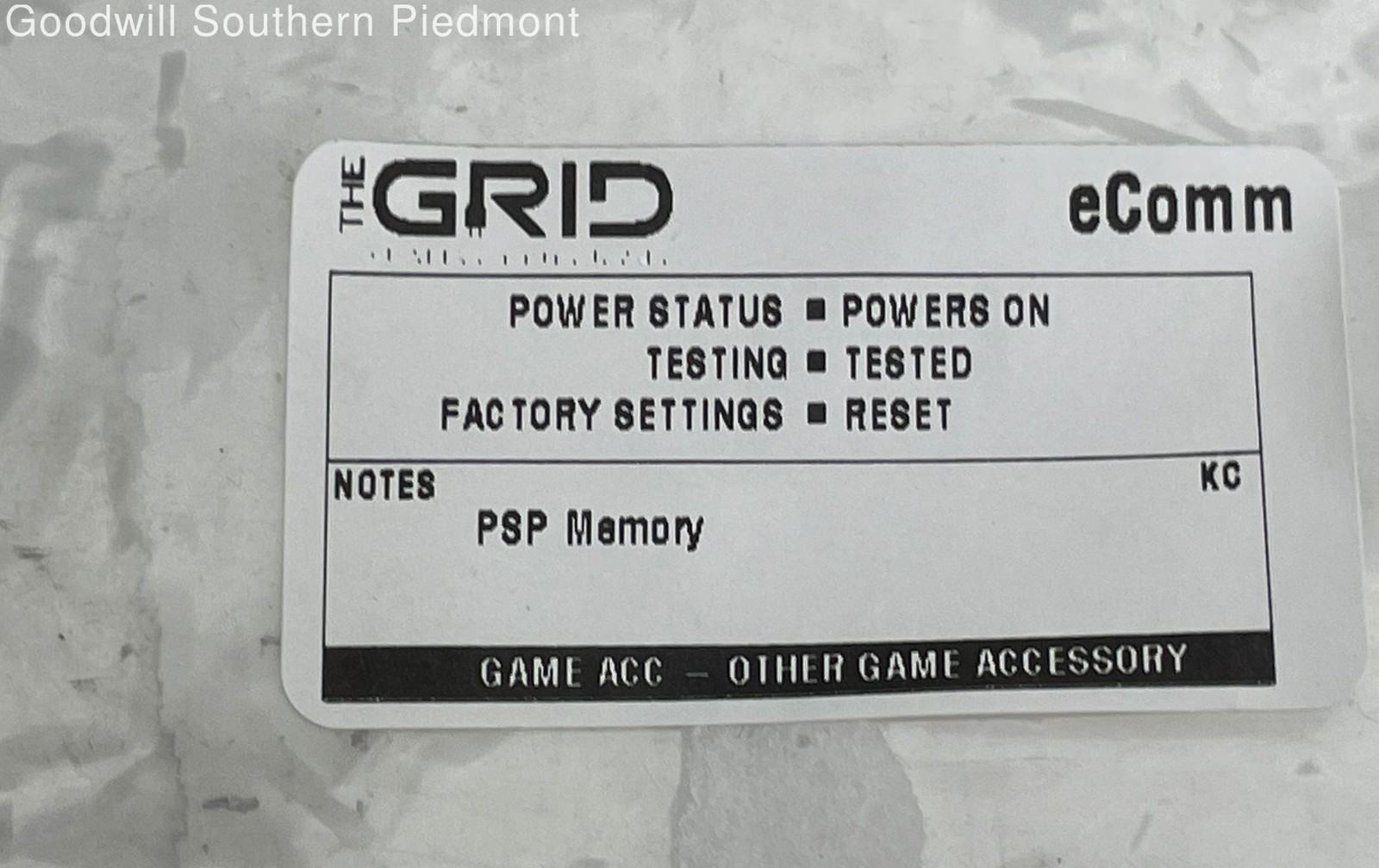 Sony PlayStation Portable PSP 32MB Memory Stick Duo – Tested (#WNPWVW)
