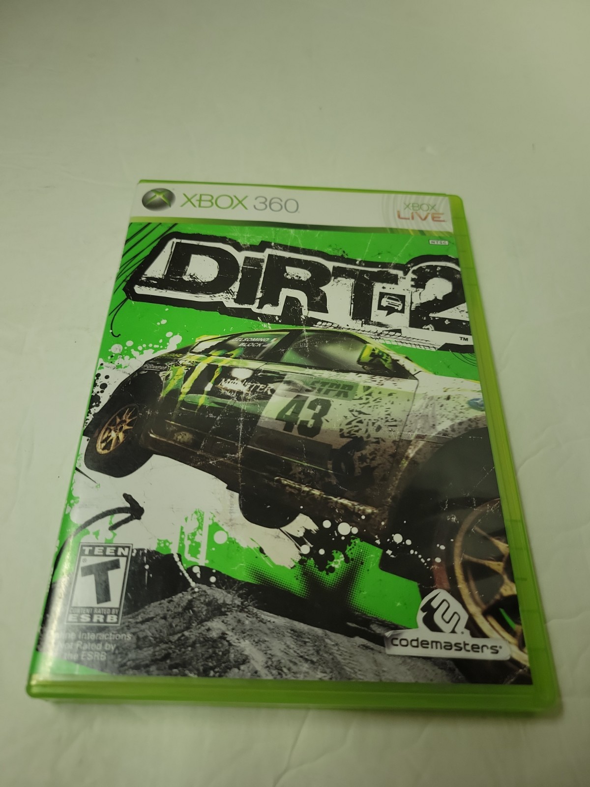 DiRT 2 (Microsoft Xbox 360) Complete w/ Manual Racing X-Games Monster CIB Tested