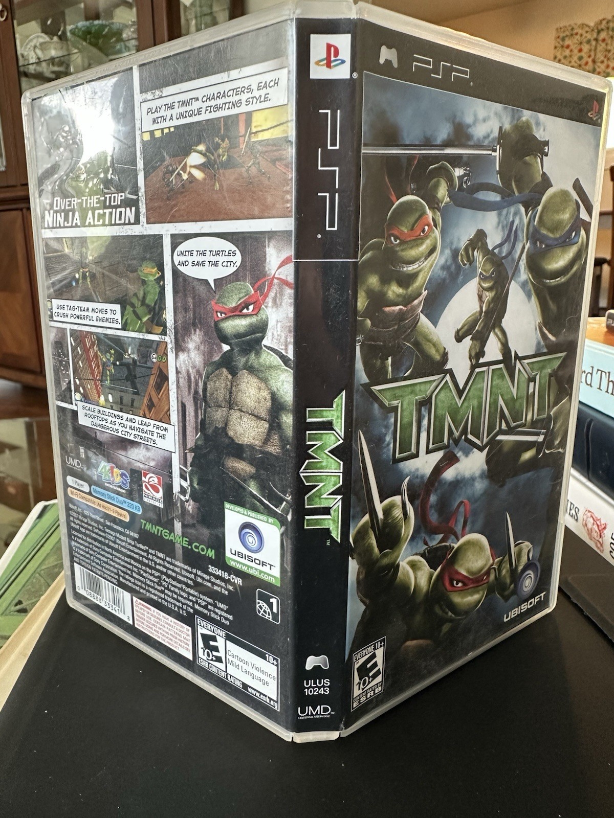 Ubisoft TMNT Sony PSP UMD w/ Case E10+ Everyone 10+ NTSC-U/C US/Canada