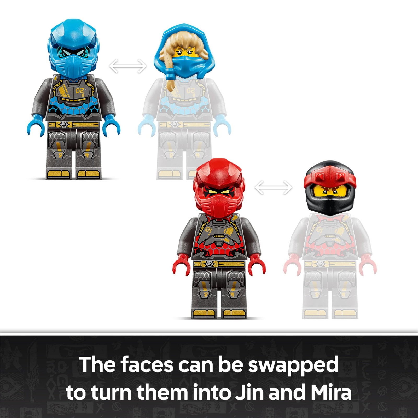 LEGO 71870 Ninjago The Twin Titan Mechs