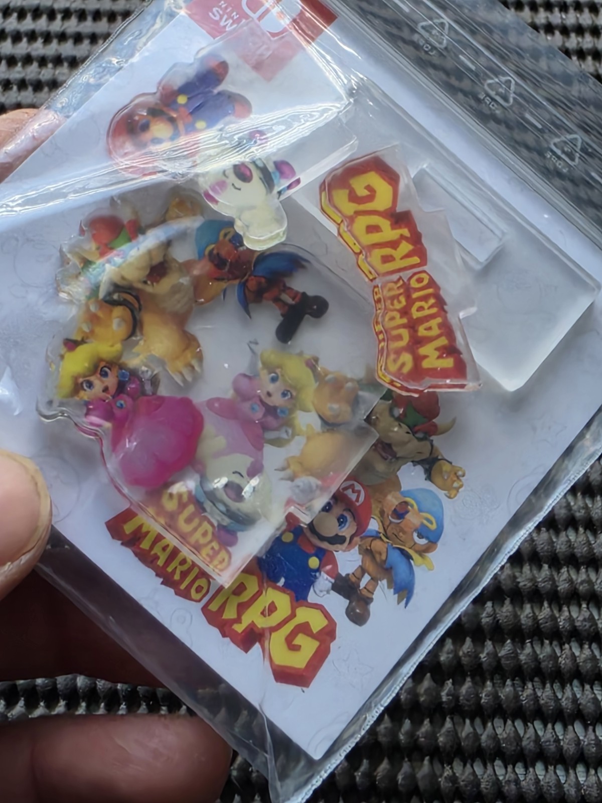 Nintendo Super Mario RPG Characters Acrylic Standee Preorder Bonus Promo NES UK