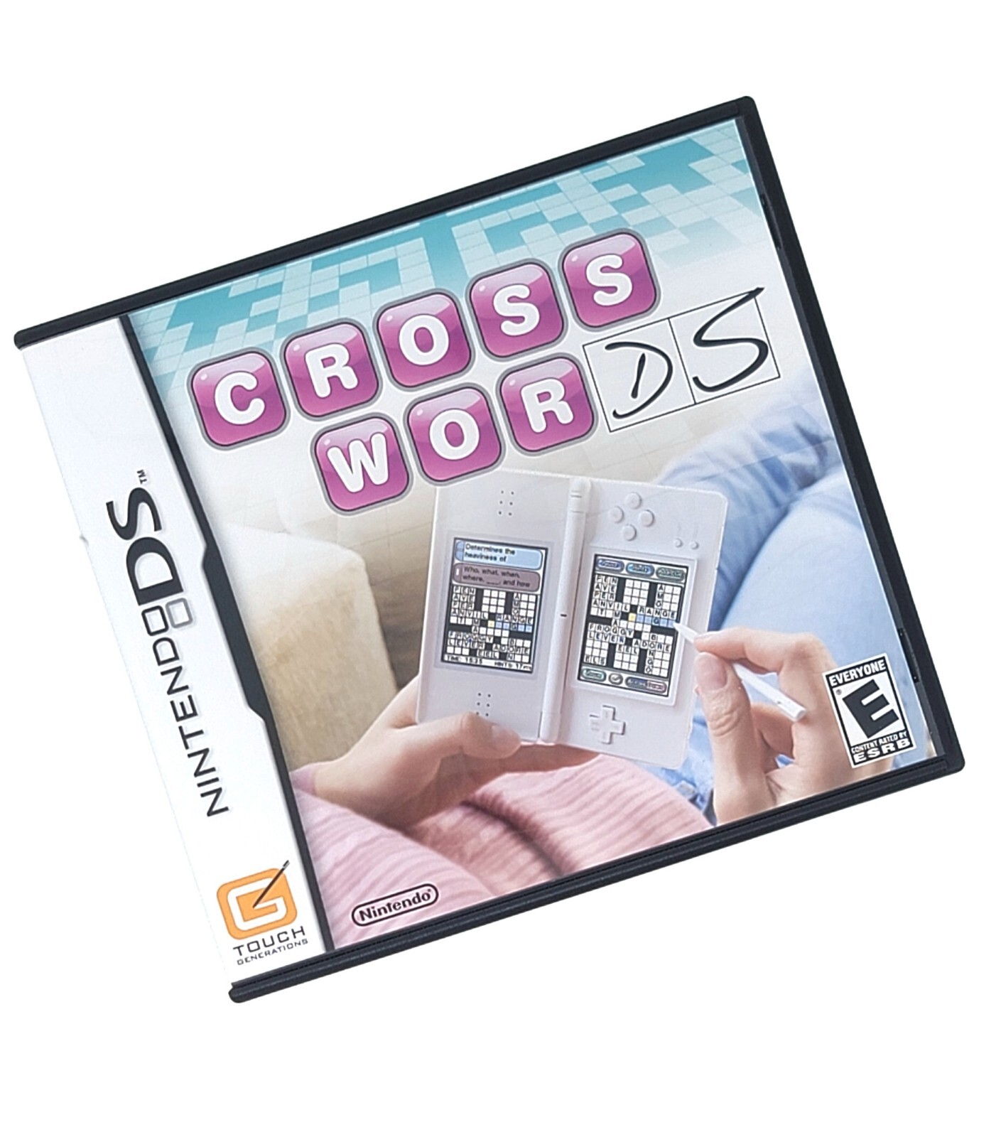 Crosswords DS (Nintendo DS, 2008) Complete With Manuals CIB -B