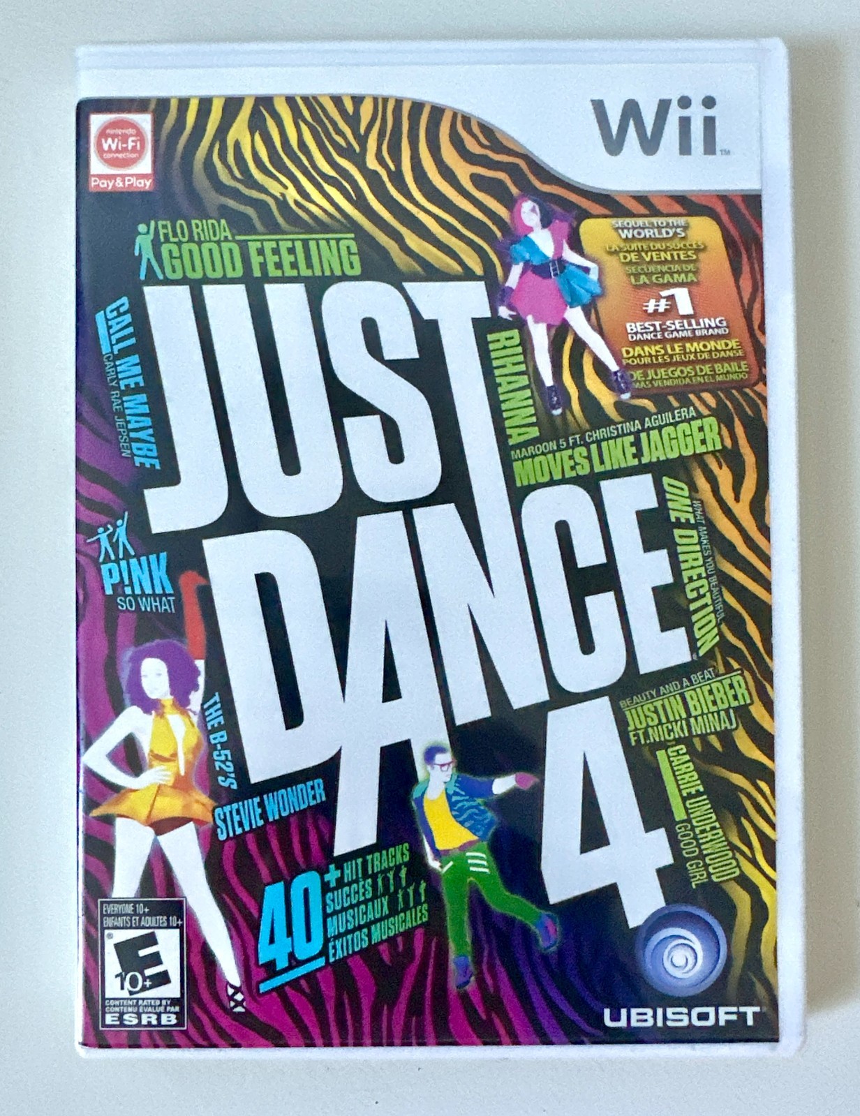 Just Dance 4 Nintendo Wii Complete CIB Tested Working w/Manual Ubisoft EXCELLENT