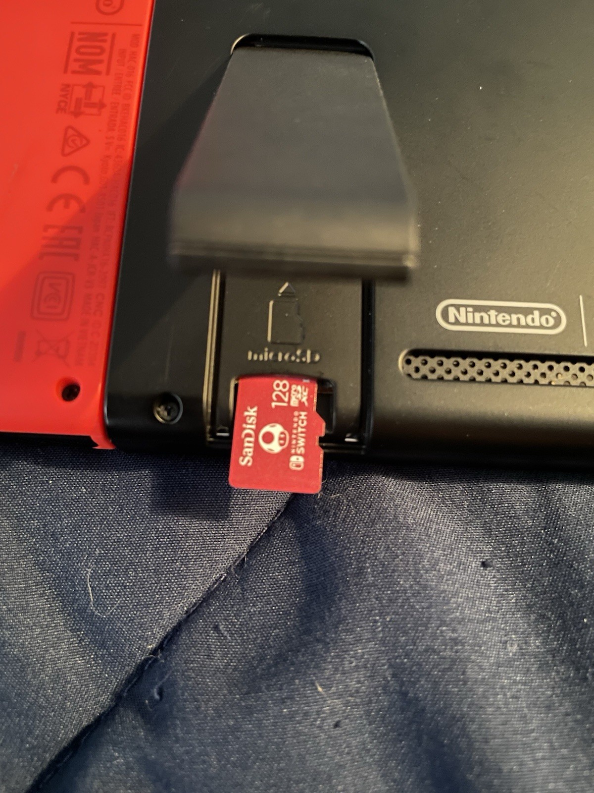 Nintendo Switch Console HAC-001 Set Used Tested Working w/ Micro SD Card
