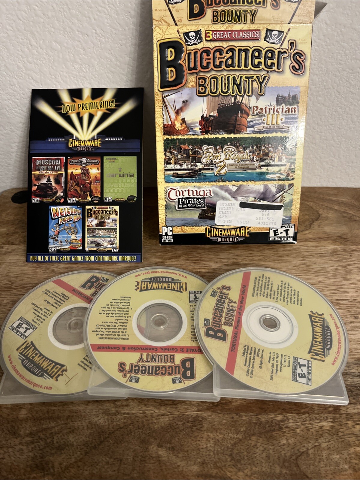 Buccaneer’s Bounty Video Game Pc Cd-ROM Everyone- T-Teen,2006