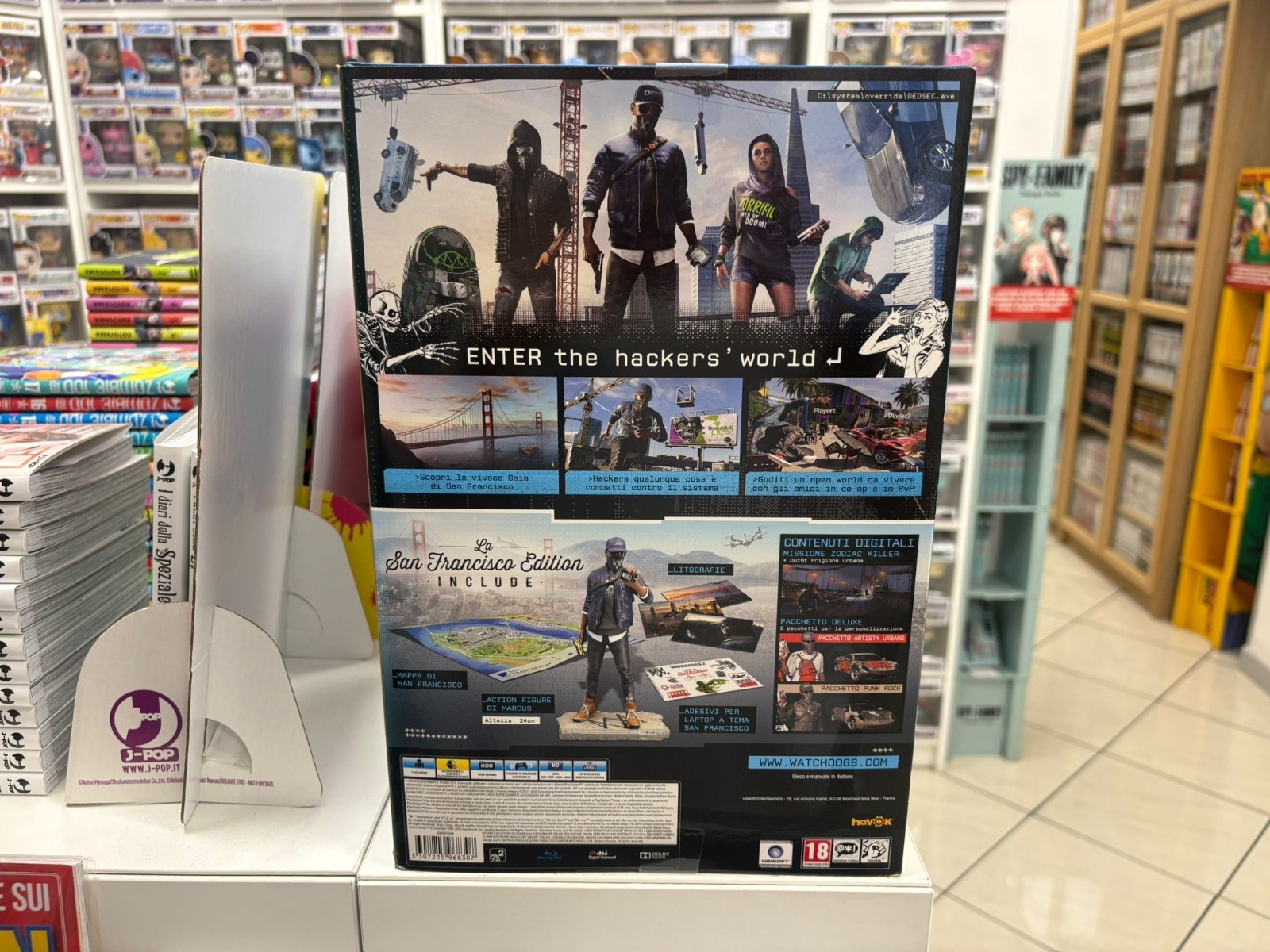 WATCH DOGS 2 SAN FANCISCO COLLECTOR LIMITED EDITION PS4 UBISOFT HAVOK PAL ITA