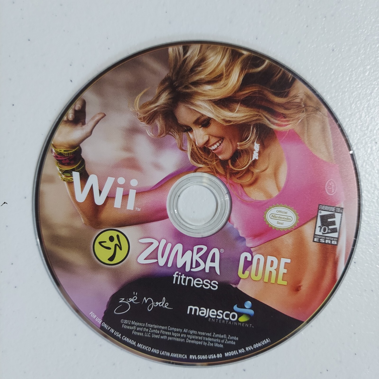Zumba Fitness Core (Nintendo Wii disc only, 2012)