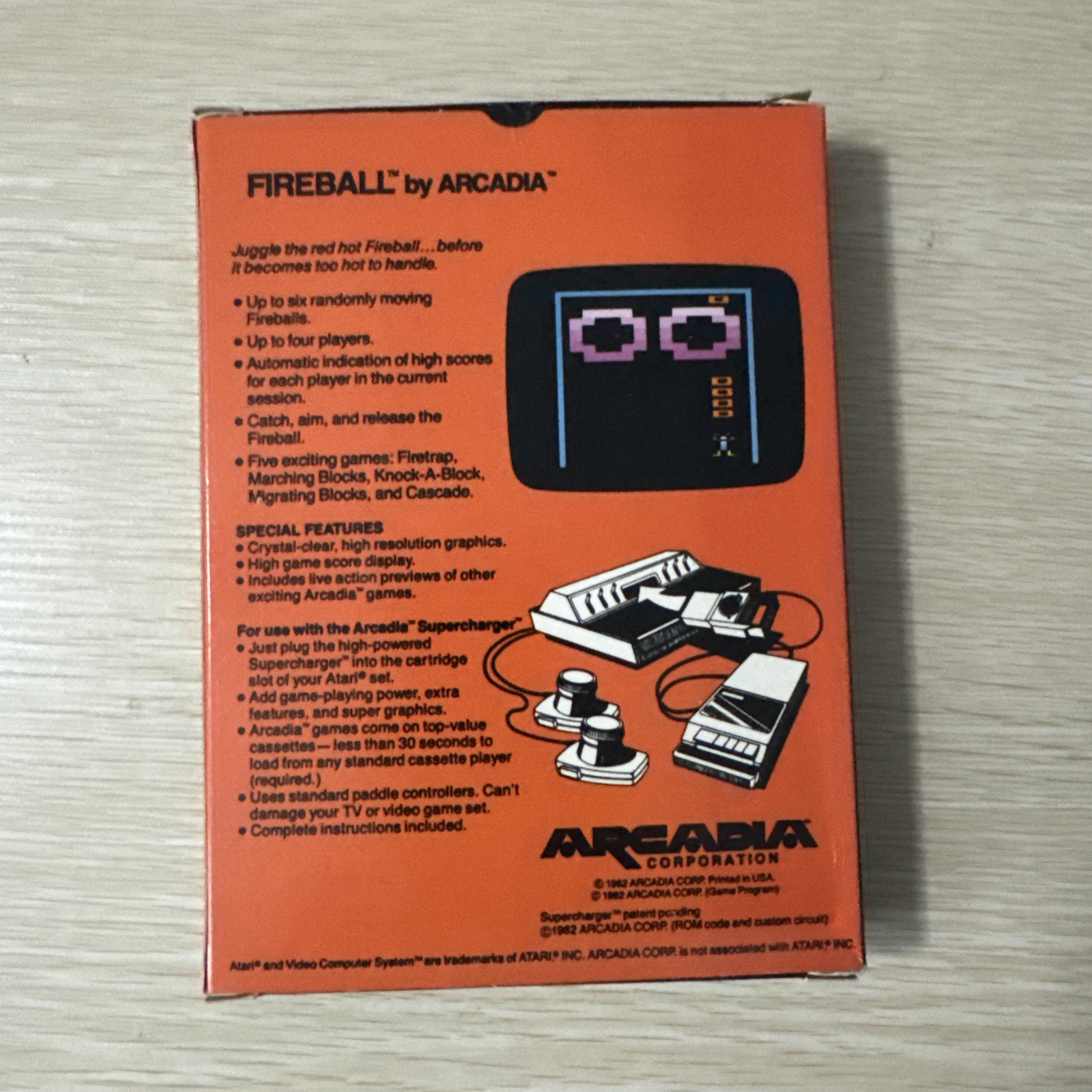supercharger game lot 1 – 7 arcadia atari Game lot set phaser patrol communist