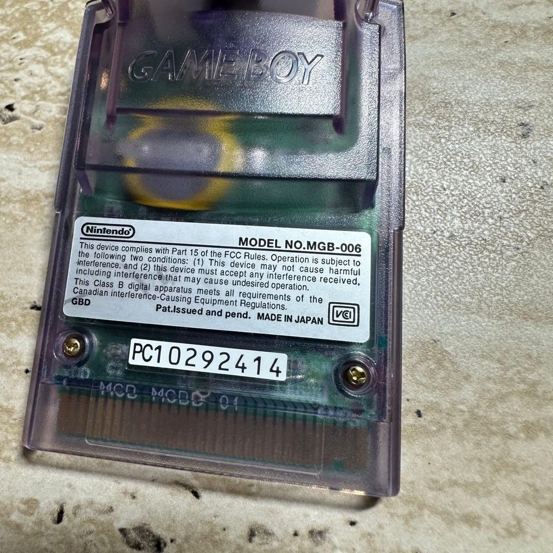 Nintendo Game Boy Pocket Camera Clear Purple Complete in Box CIB Japan Rare 6912