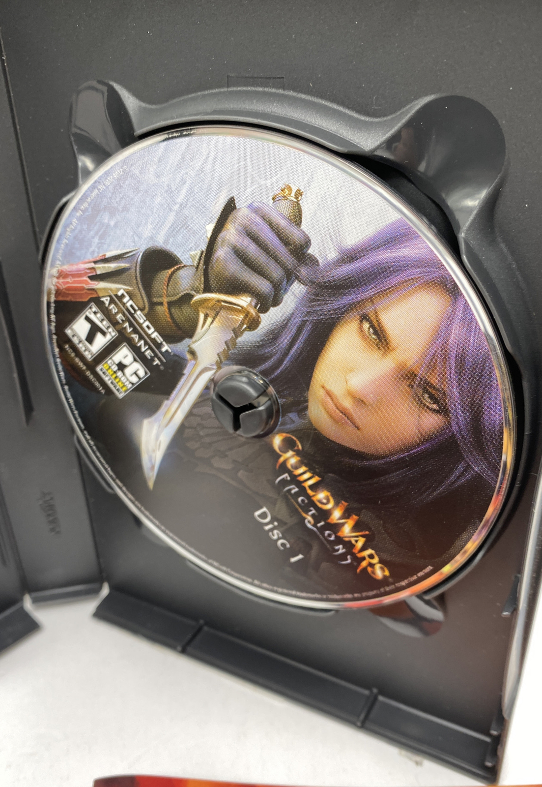 Guild Wars Factions PC CD-ROM Windows Video Game NCSOFT Arenanet COMPLETE