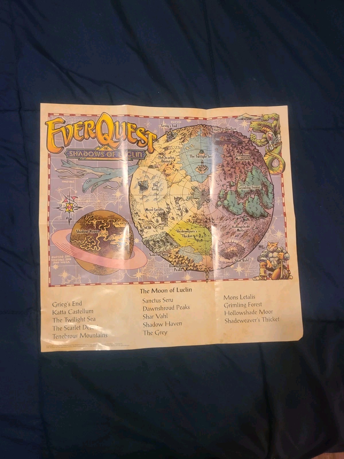*RARE* Everquest Gold Edition European Version 5 Disk CIB With Custom Mousepad