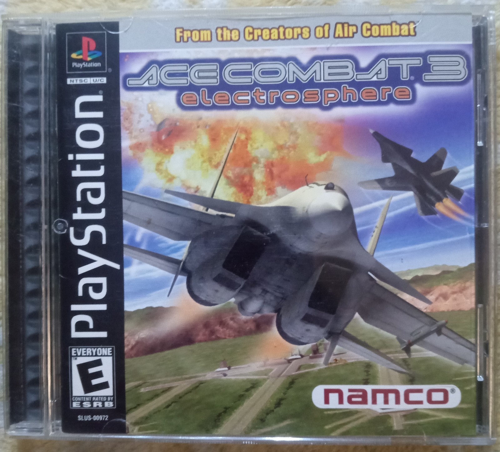 Namco Ace Combat 3: Electrosphere PS1 Game 1999 E NTSC-U/C Manual