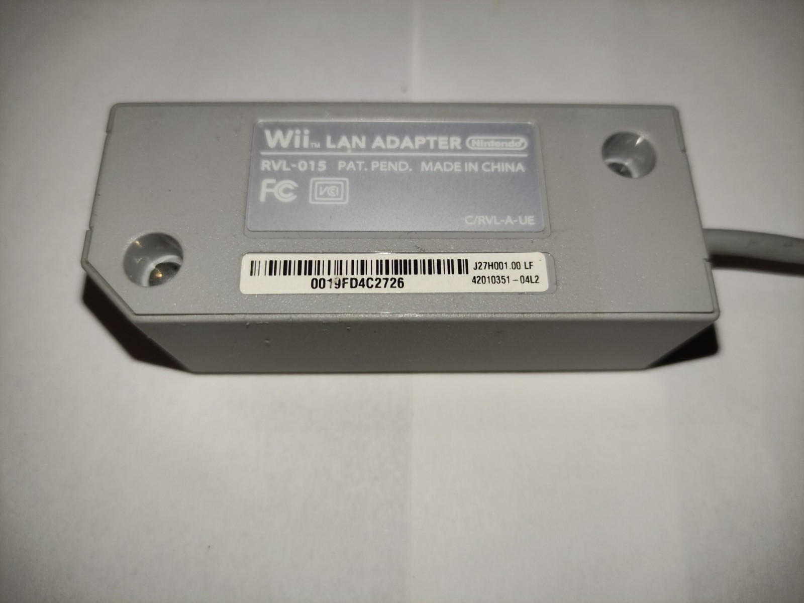Nintendo Wii LAN Adapter RVL-015, Official, Japan, Tested