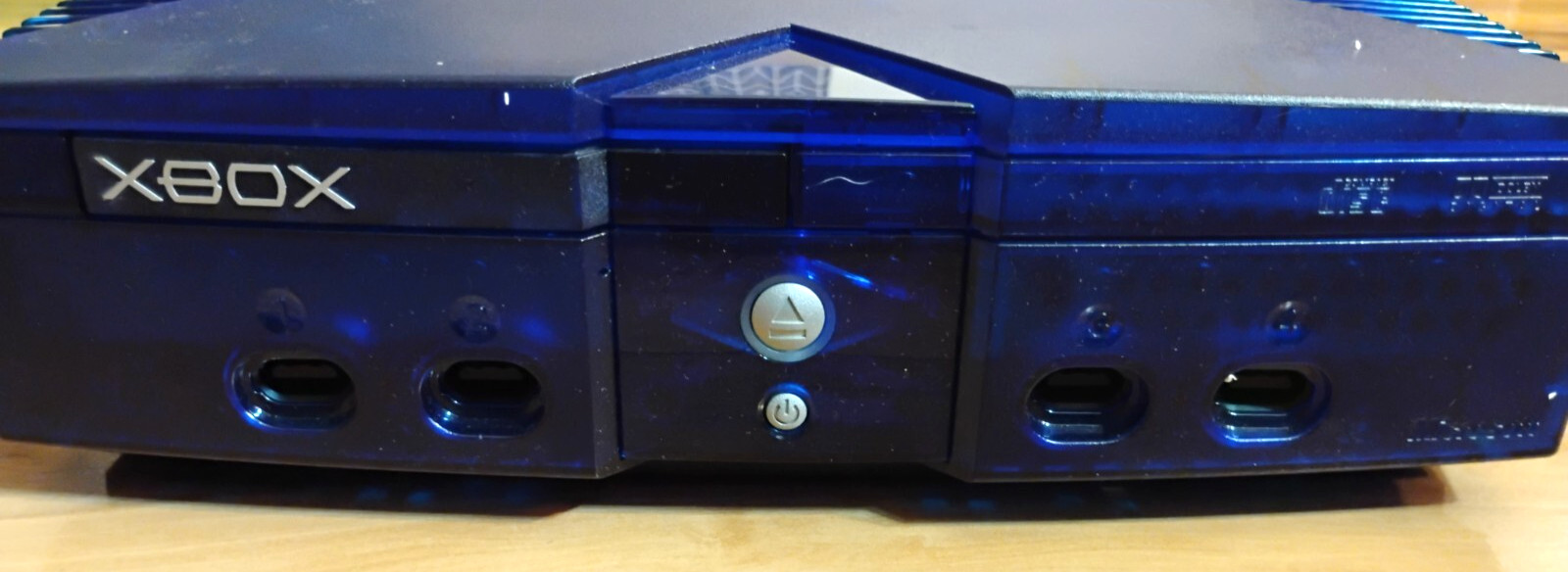 Microsoft Xbox: Translucent Blue System CIB Complete Box Great Shape Ice Variant