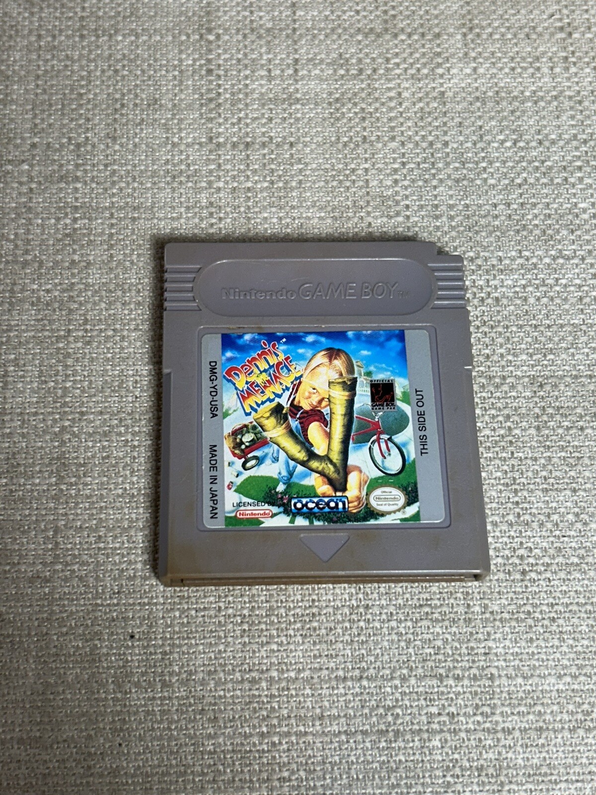 Dennis the Menace Nintendo Game Boy Tested & Works Authentic 1993 DMG-YD-USA