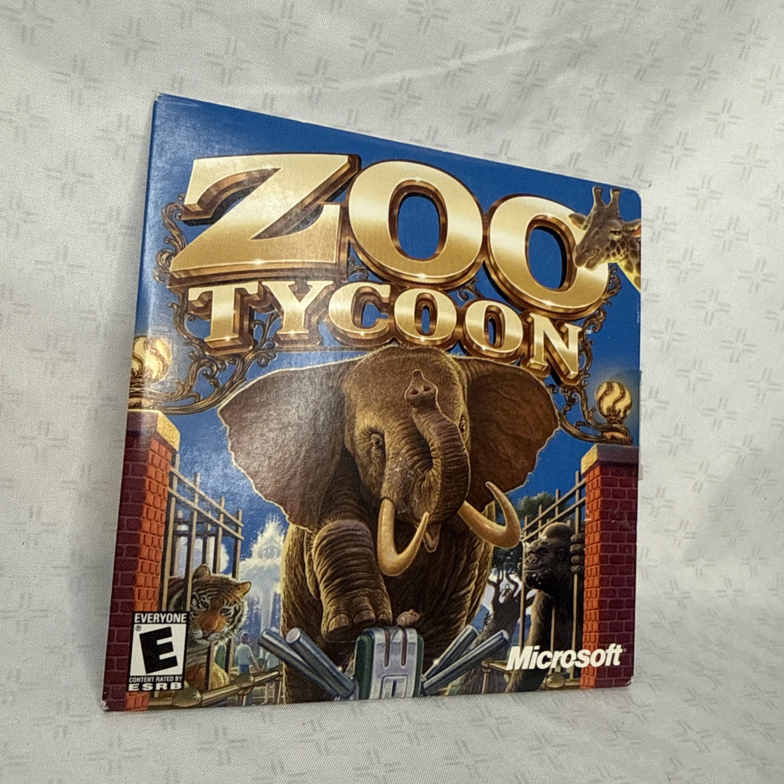 Zoo Tycoon (PC, 2001) Cardboard Sleeve Video Game