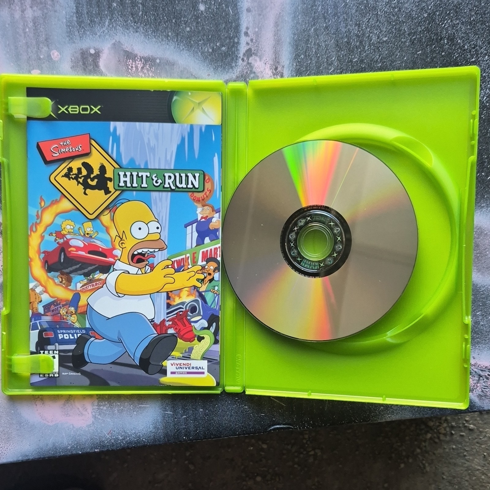 Vivendi Universal The Simpsons: Hit & Run Xbox T-Teen NTSC-U/C Case & Disc