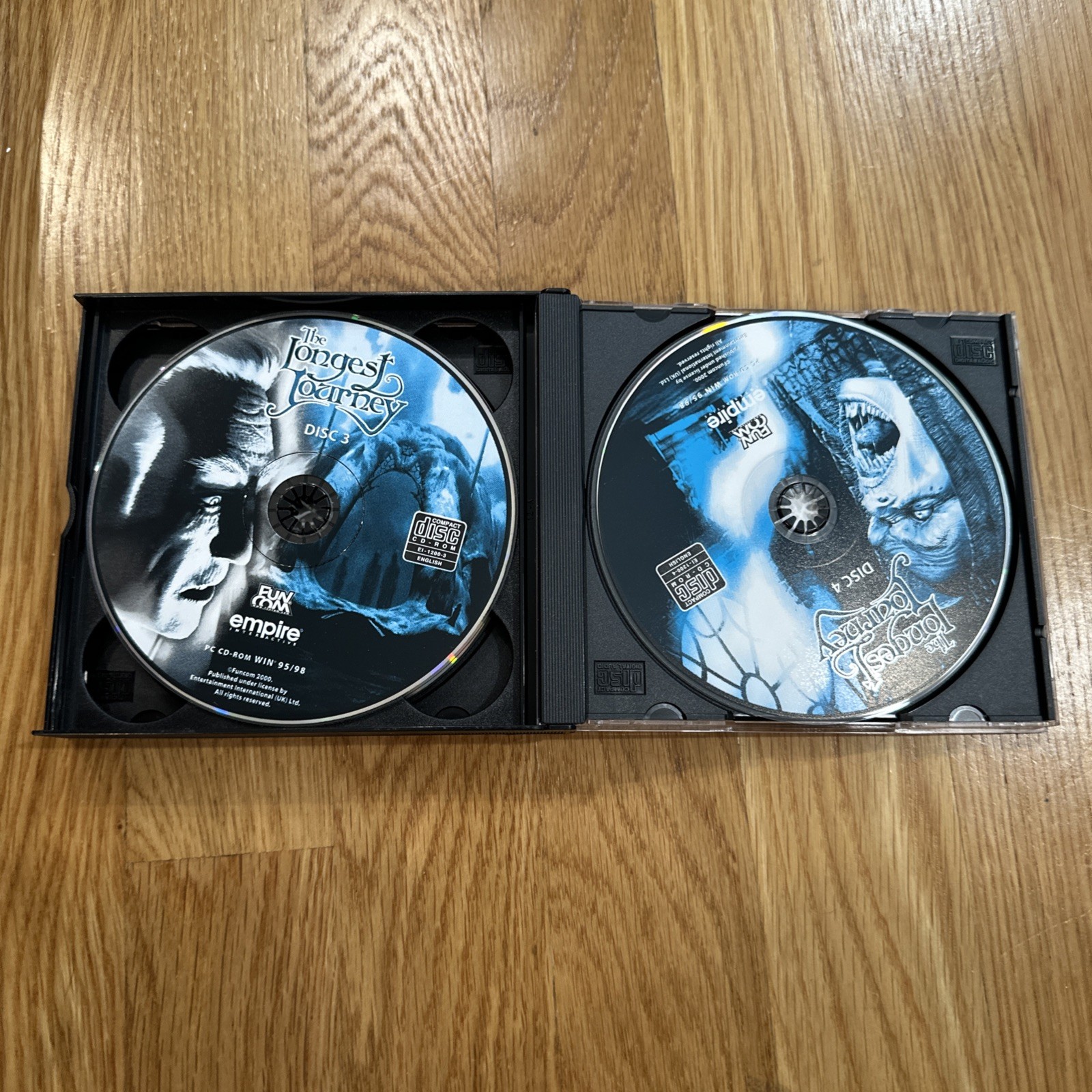 The Longest Journey PC CD ROM Funcom Empire Interactive – Complete Big Box