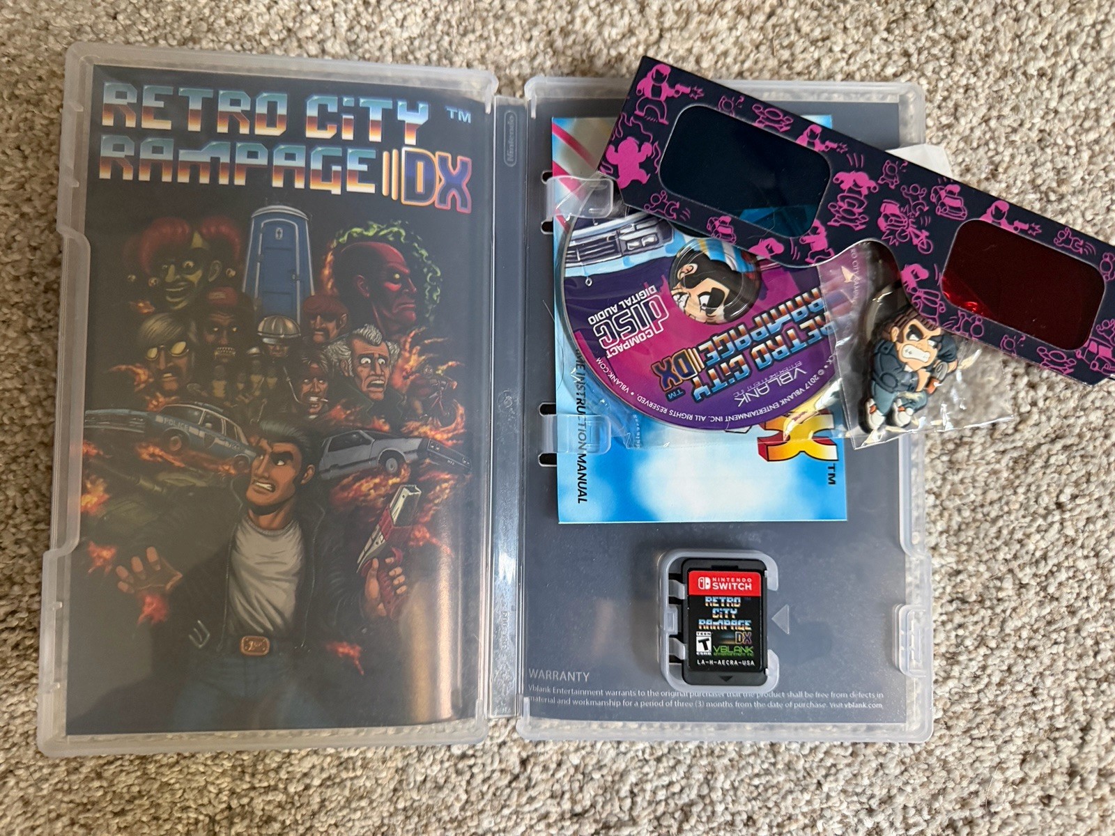 Retro City Rampage: DX Collector’s Edition (Nintendo Switch) 1st Edition.