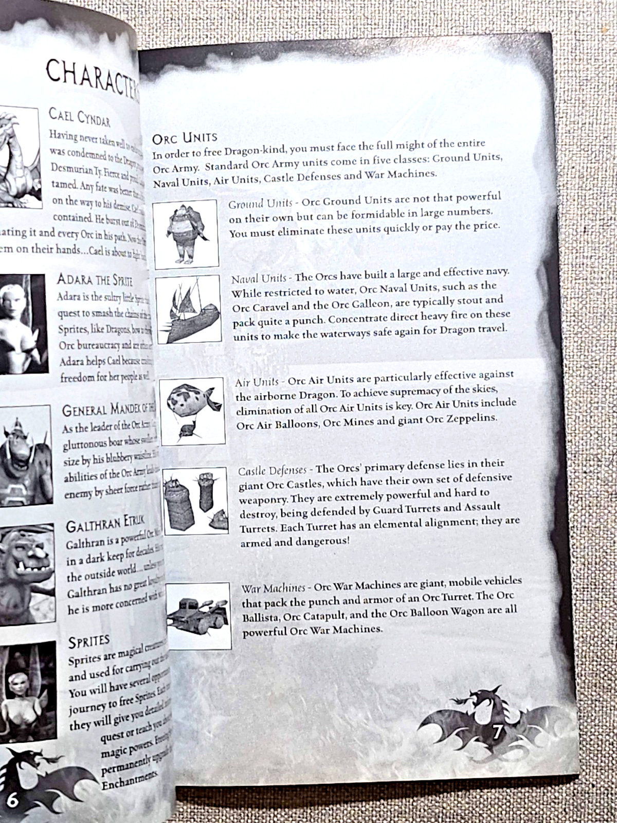 Dragon Rage Instruction Manual Only – PS2 PlayStation 2