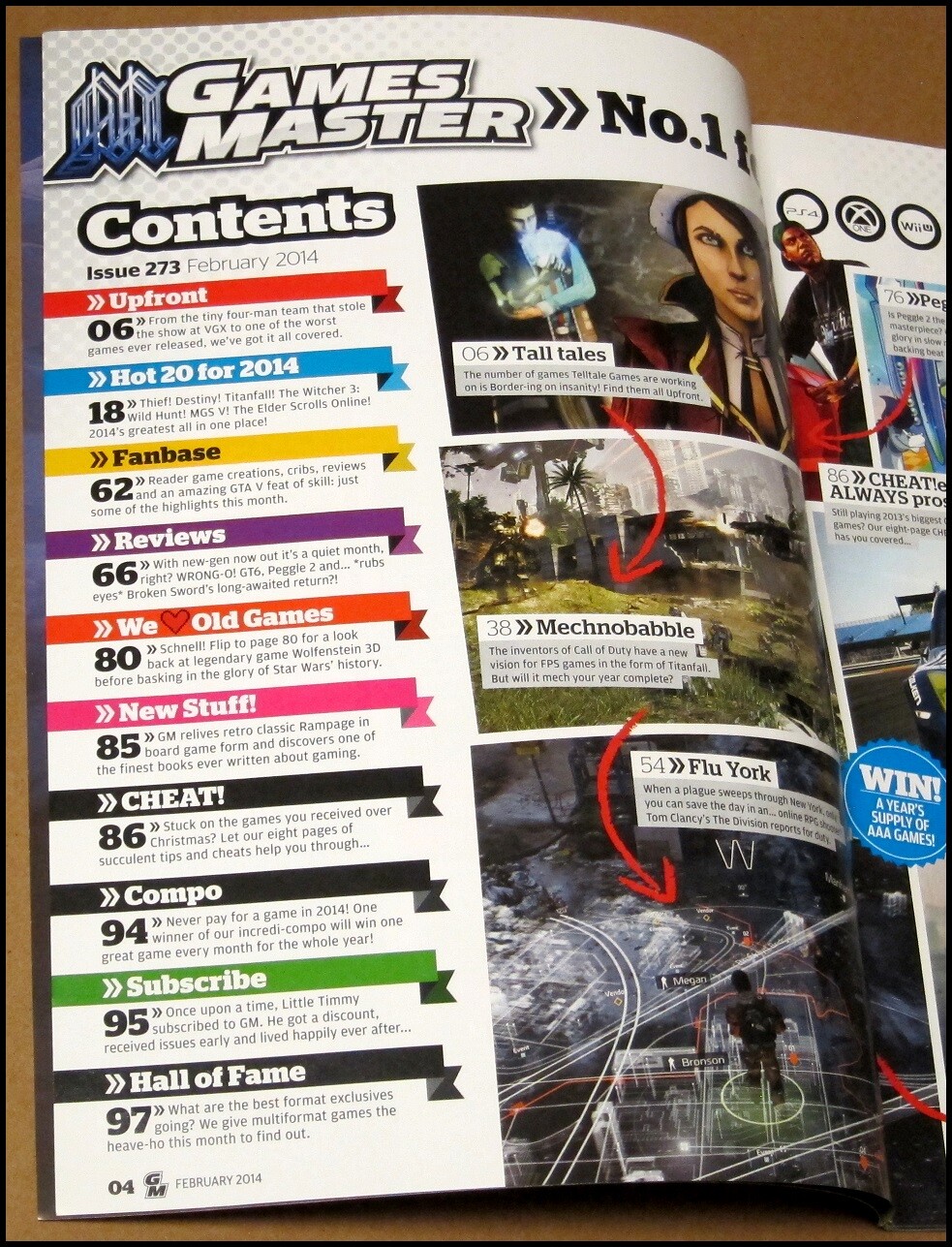 February 2014 Games Master Magazine Thief Video Game Reviews