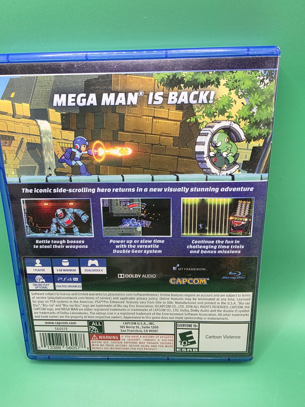 Mega Man 11 (PlayStation 4, 2018) PS4 Rated E Excellent Condition