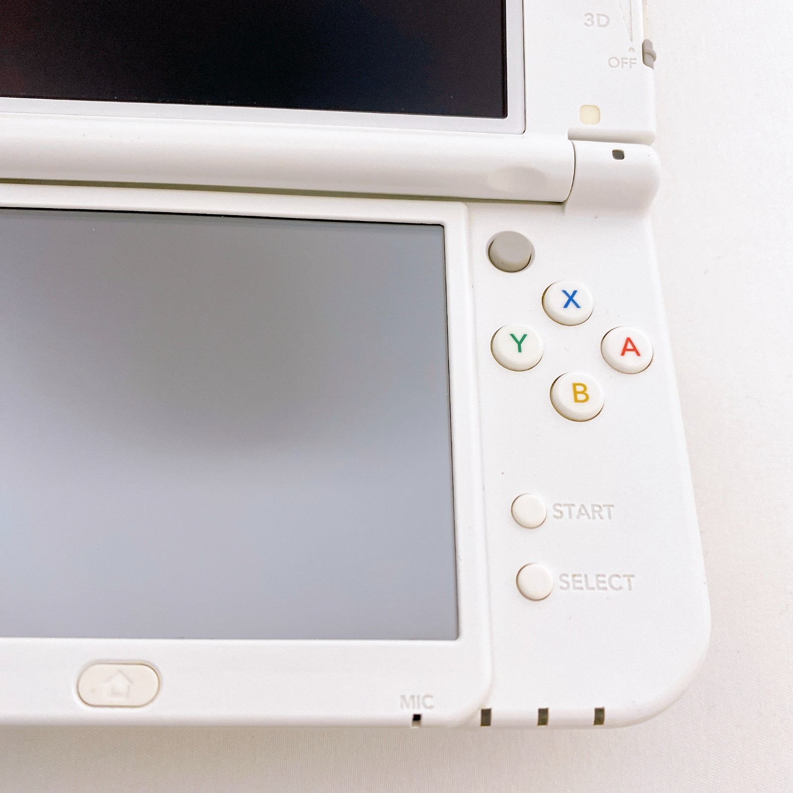 【Dual IPS w/Box】New Nintendo 3DS XL LL Pearl White Console Japan Tested Rank S