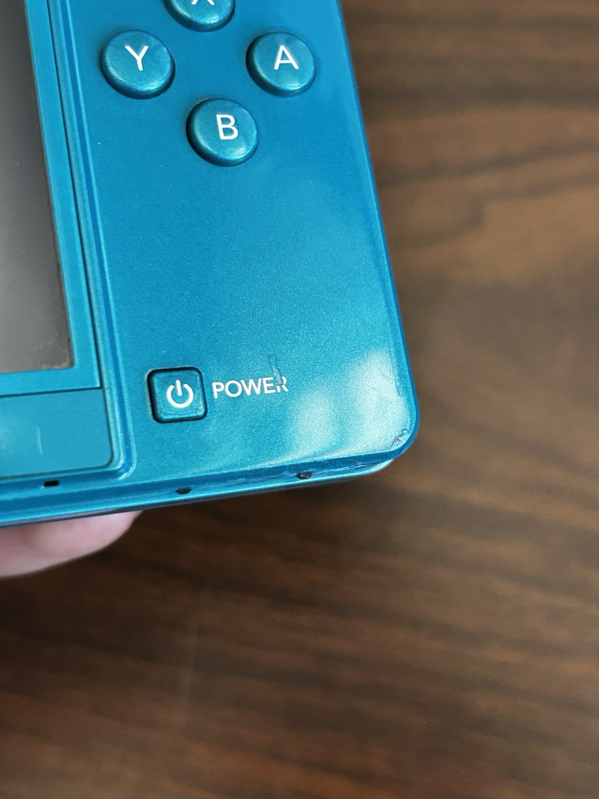 BAD CAMERA Nintendo 3DS Handheld System tested/working- teal blue (C)