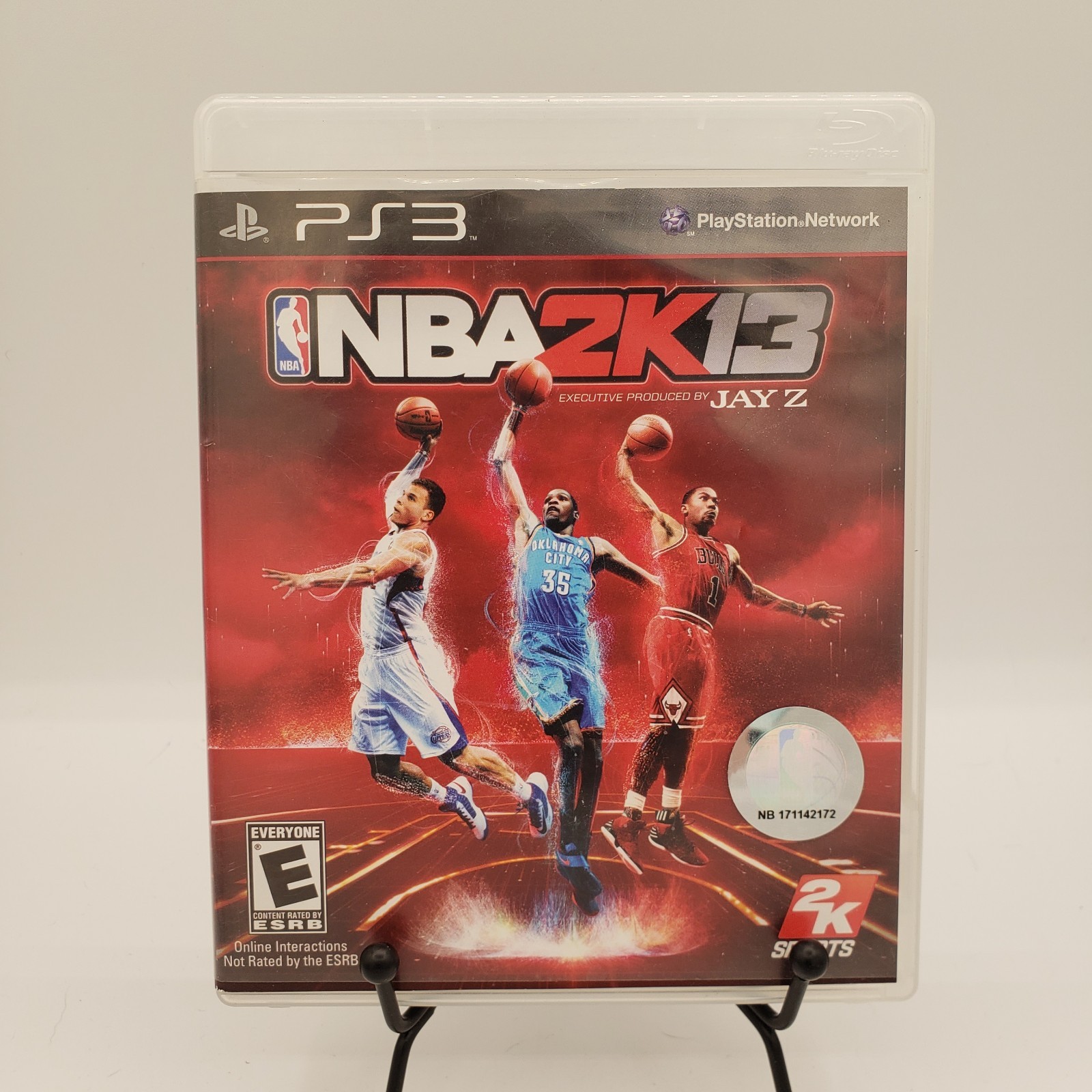 NBA 2K13 Sony PS3 PlayStation 3 Kevin Durant Derrick Rose JAY Z No Scratches
