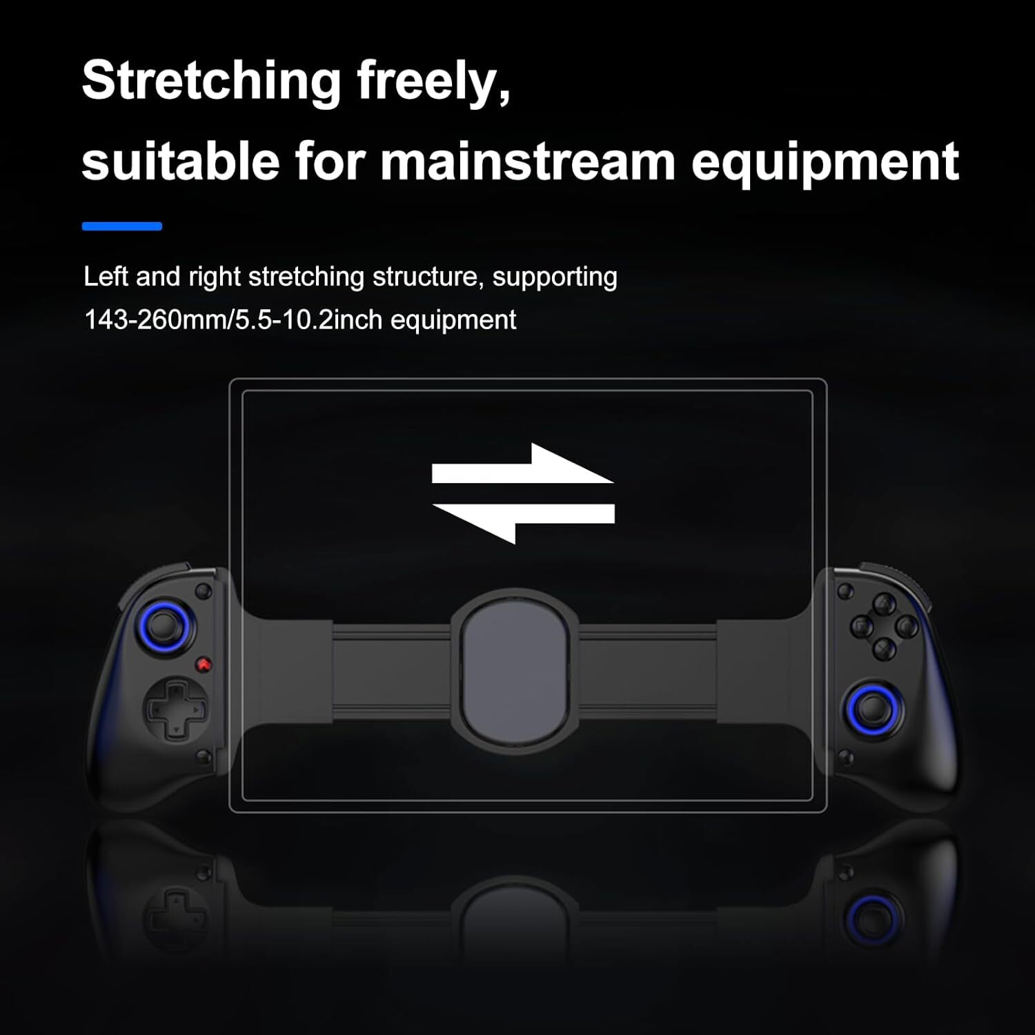 Cordless Telescopic Game Controller for Switch/iOS/Android/PC/Tablet