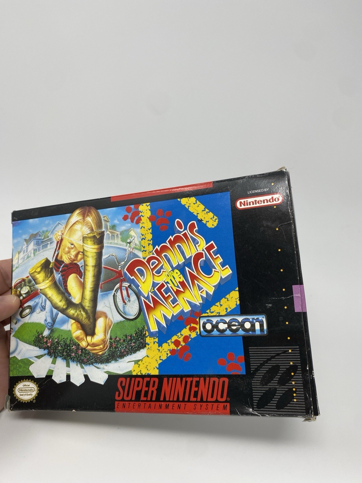 Dennis The Menace Super Nintendo Entertainment System Box Only No Game or Manual