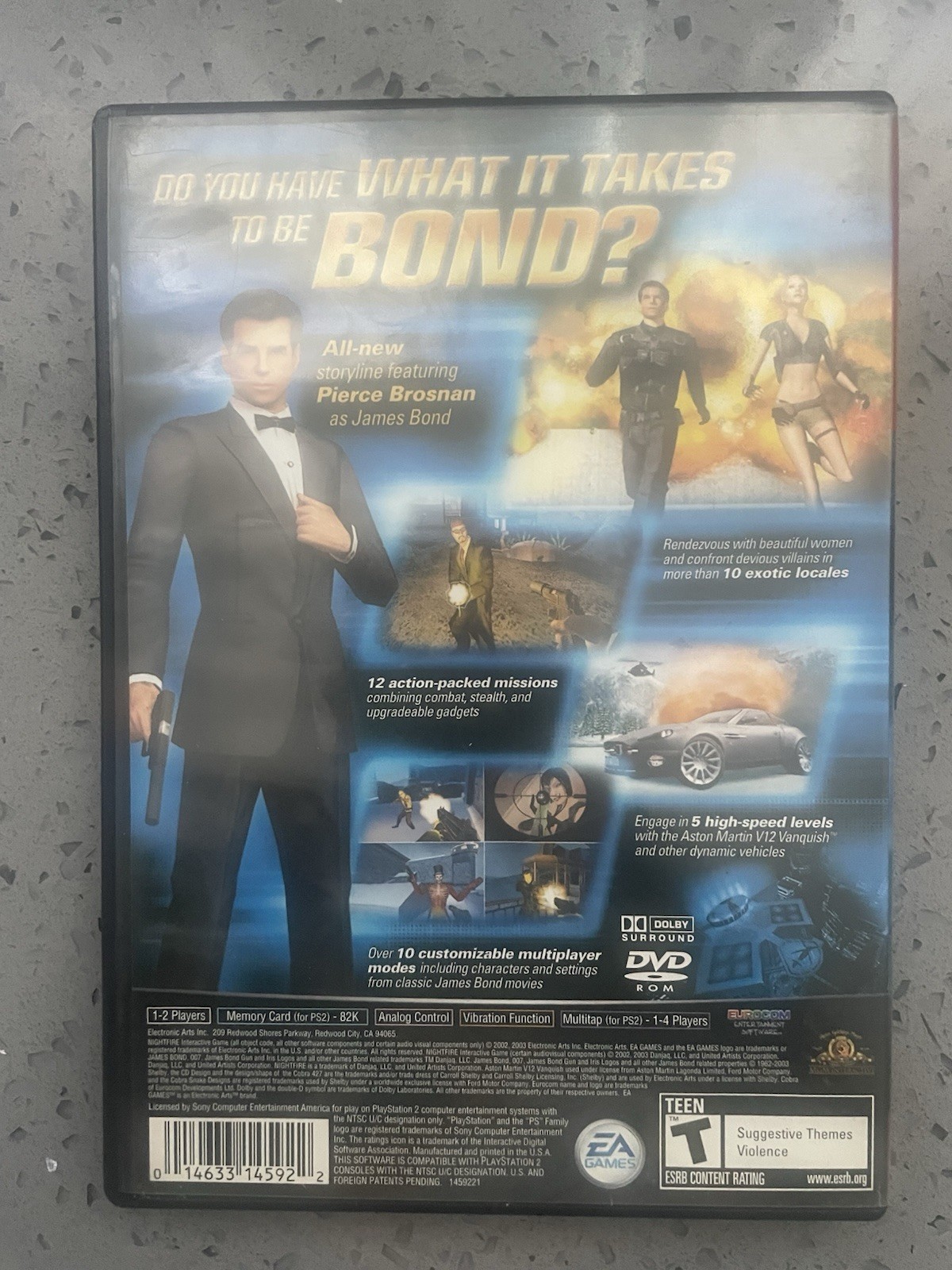 007 Nightfire Sony PlayStation 2 Complete with Manual
