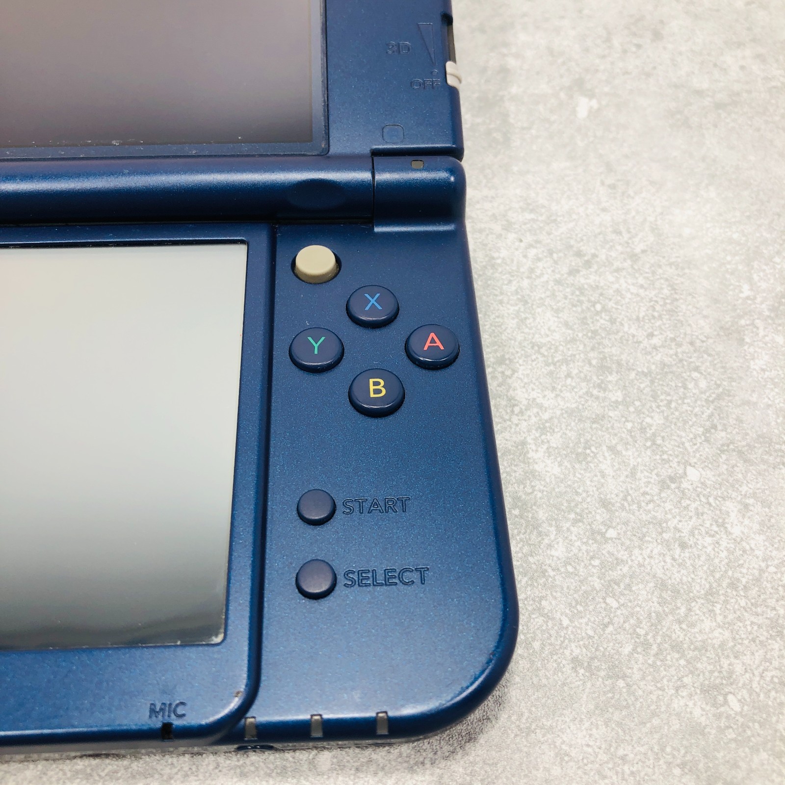 [Top IPS / EX+3] New Nintendo 3DS LL XL Metallic Blue console Japan NTSC-J 6-123