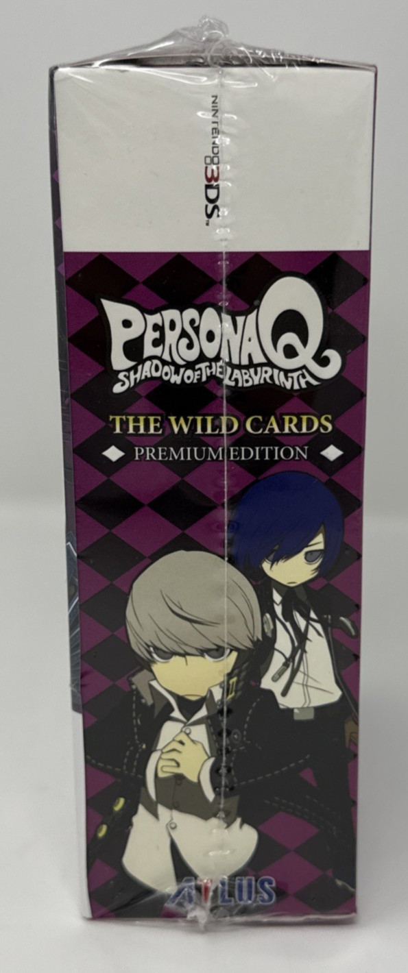 Persona Q Wild Cards Premium Edition Sealed 3DS Atlus Persona 3 4 Crossover