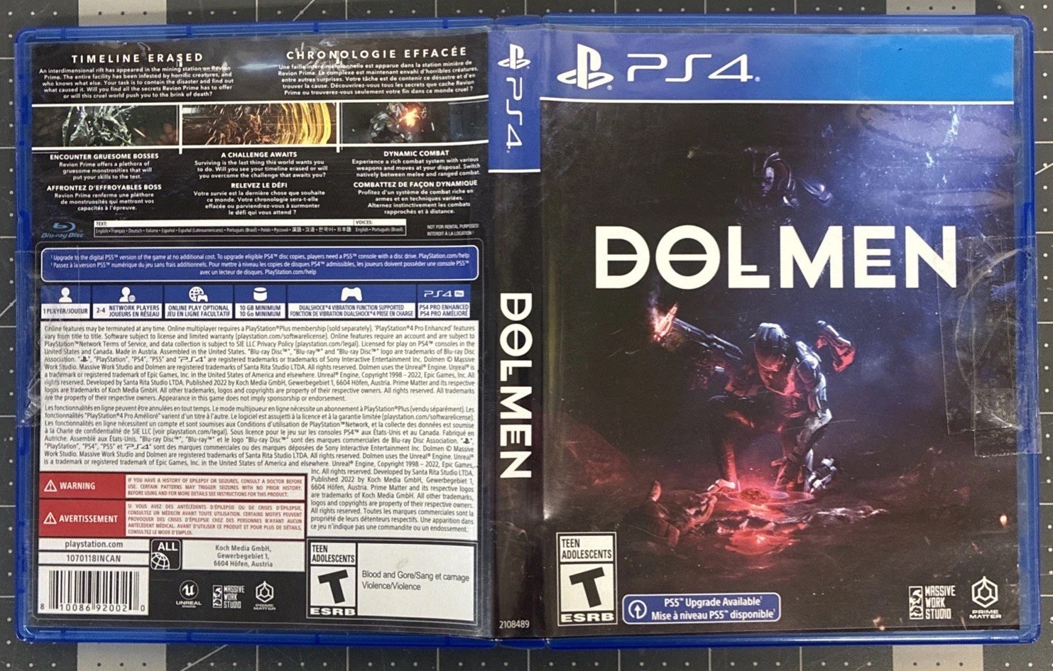 2022 Dolmen Sony PlayStation 4 PS4 Disc PS5 Upgrade Available #1070118