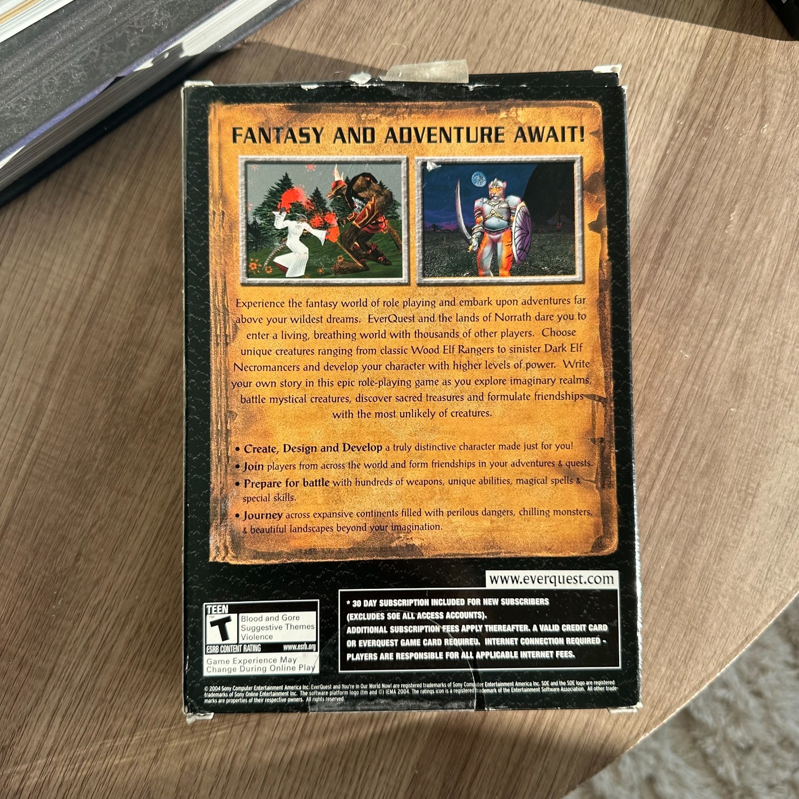 EVERQUEST CHRONICLES VOL ONE (1) Starter Pac Microsoft F/S 2006 FAST SHIP