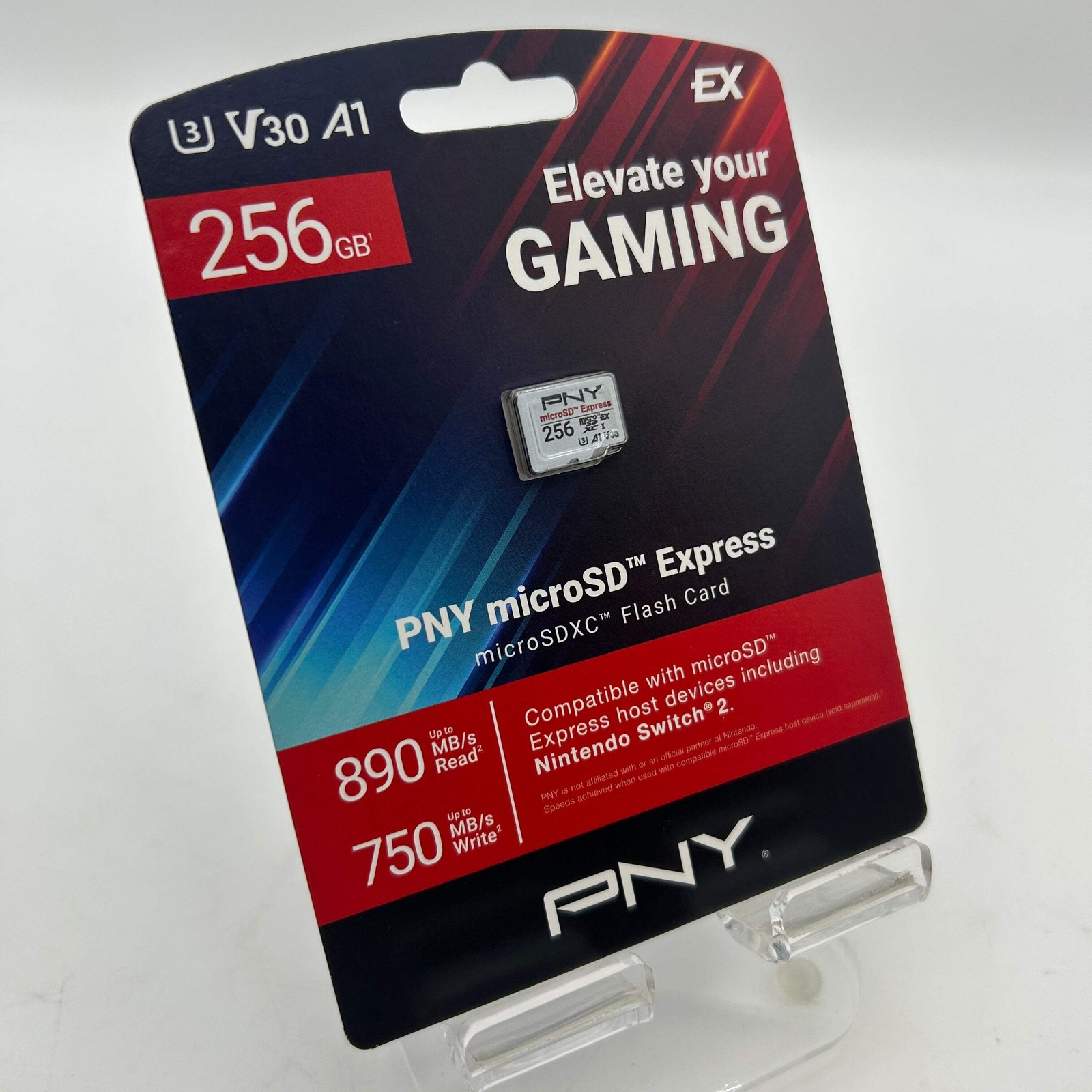 PNY 256GB microSD Express microSDXC Memory Card – Brand New