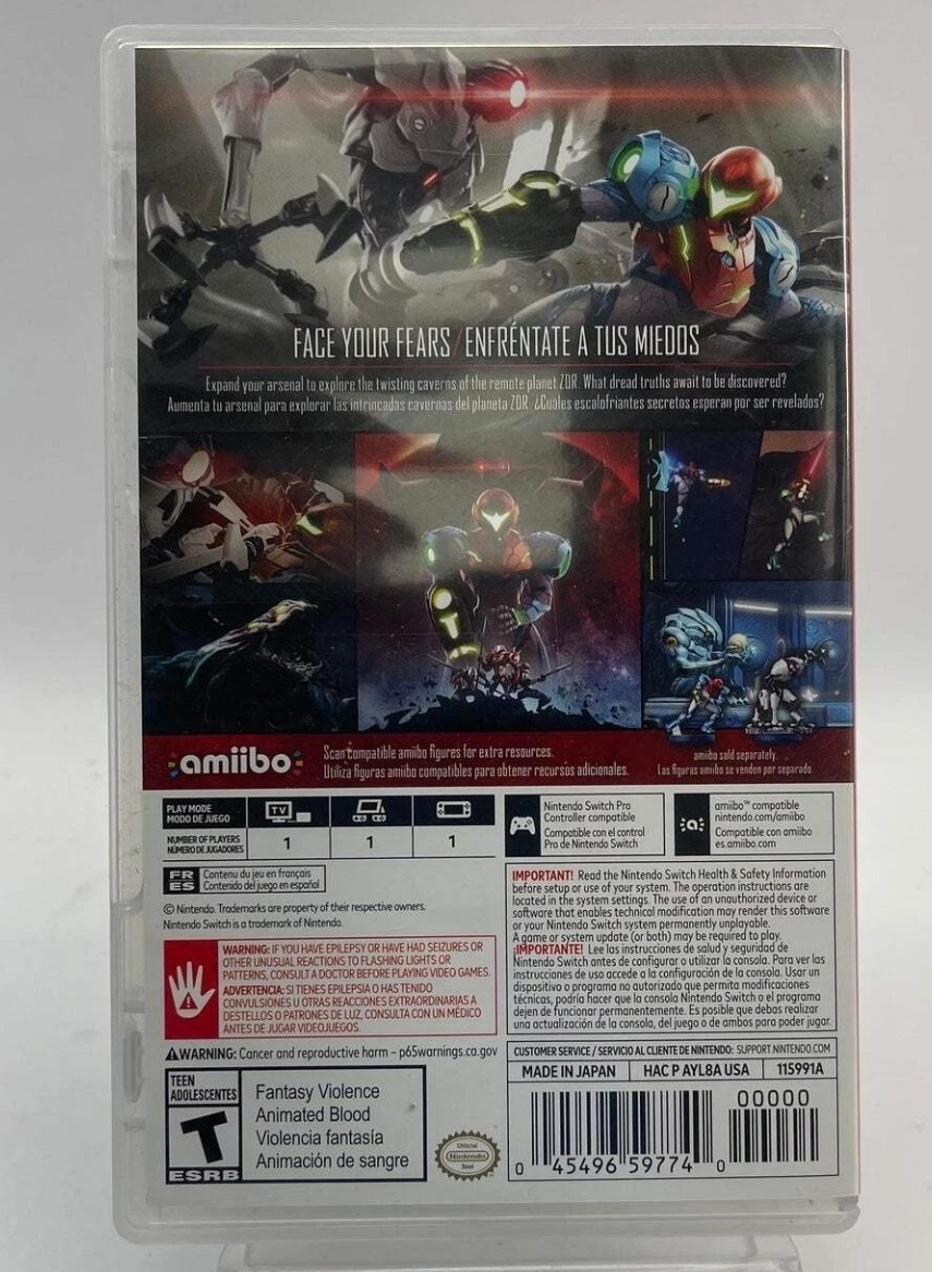 Metroid Dread – Nintendo Switch Brand New Case Fresh