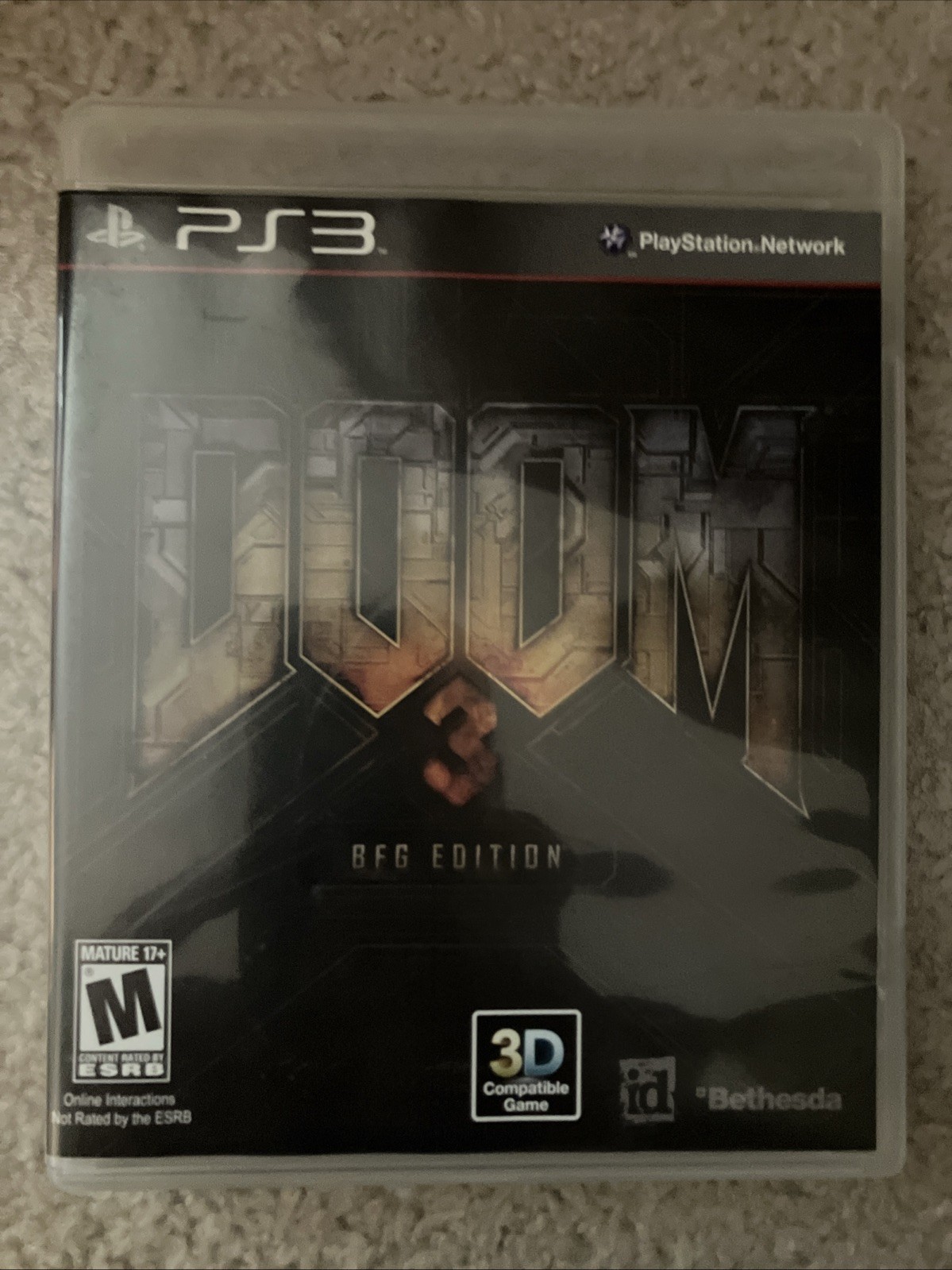 Doom 3: BFG Edition (Sony PlayStation 3, 2012) PS3 First Person Shooter Game