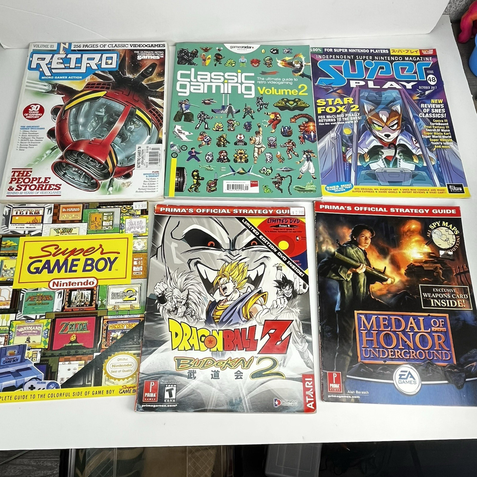 Lot of Popular Video Game Strategy Guides & Books (Prima, Retro, super play ETC