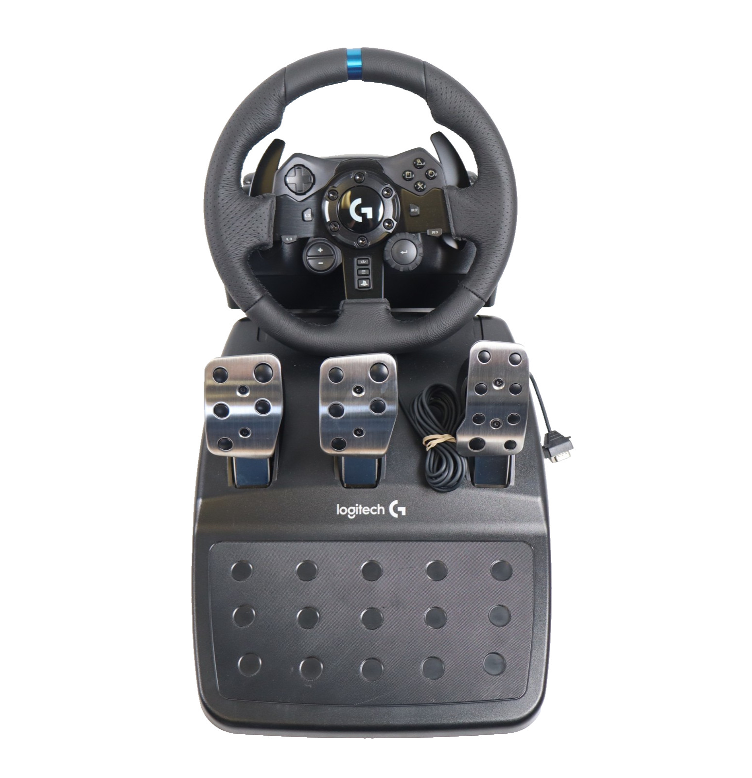 Logitech G923 Driving Force Racing Wheel and Pedal Set – Black (For PS4, PS5 PC)