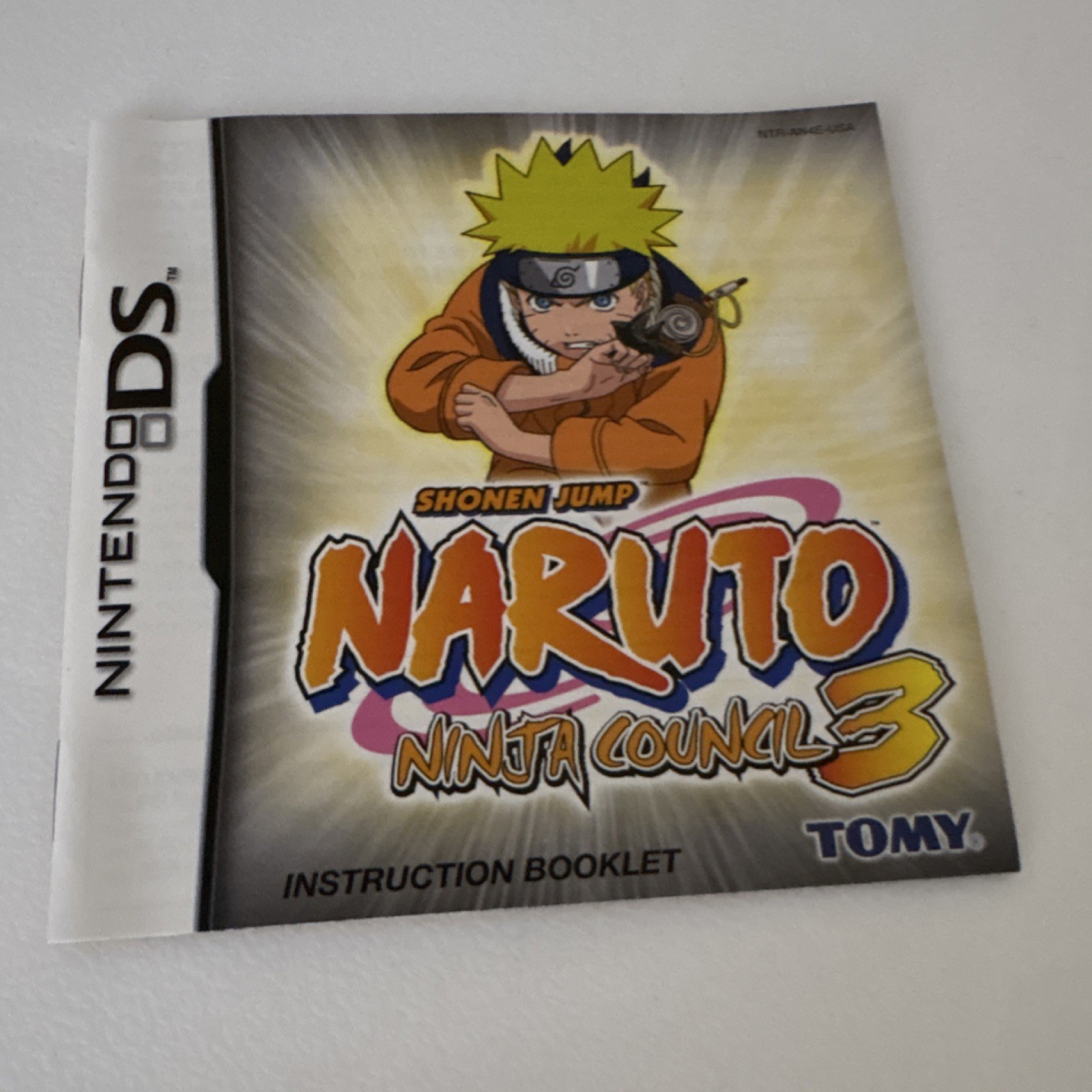 TOMY Naruto: Ninja Council 3 Action Nintendo DS Manual Included 2006