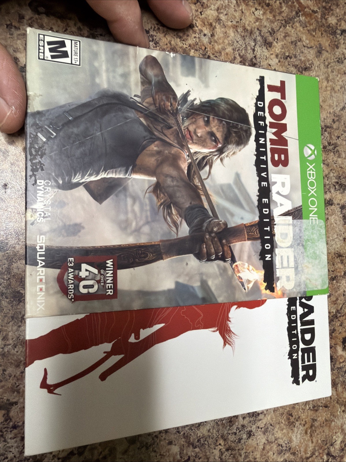 Tomb Raider: Definitive Edition (Xbox One, 2014) Game & Artbook, Tested Working
