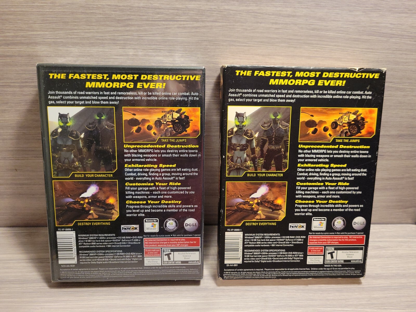 Auto Assault Massively Multiplayer Online Game (PC) NCsoft *Brand New*