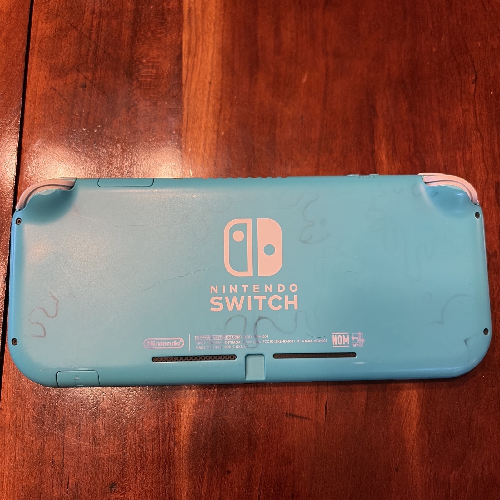 Teal Nintendo switch lite bundle 160gb USED (Read Description!)