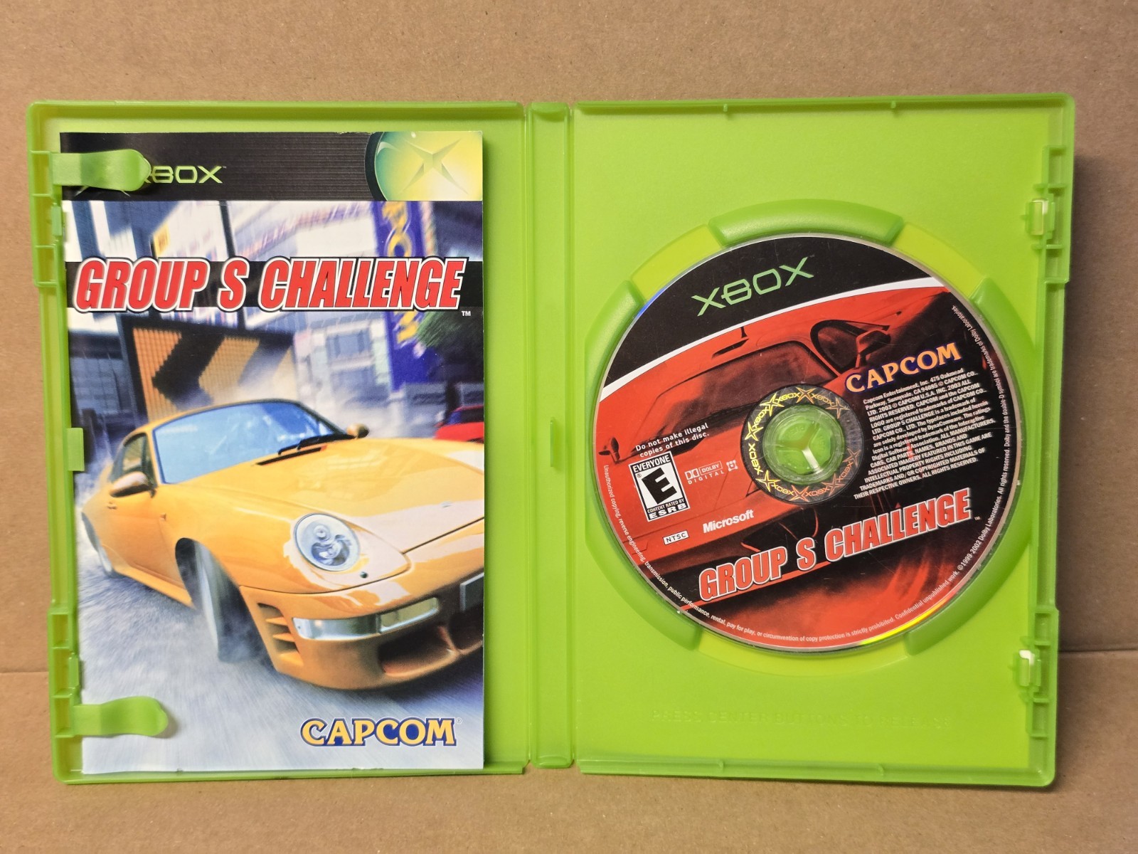 Capcom Group S Challenge Xbox Racing Game Custom Soundtracks Dolby Digital 2003
